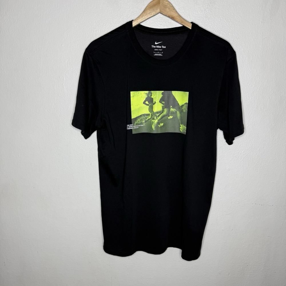 Nike JDI Day 2025 Black Green T-Shirt Tee Shirt World Headquarters Men's Large